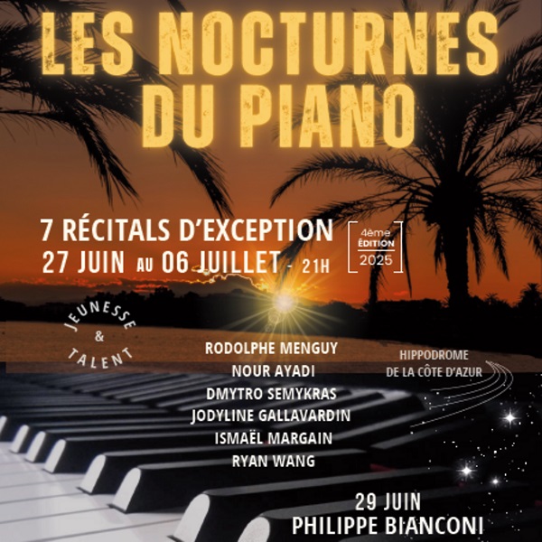 Festival Les Nocturnes du Piano Cagnes sur mer 